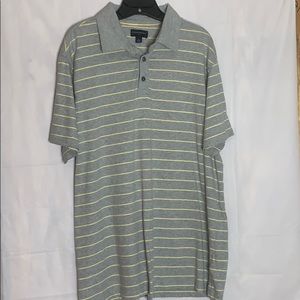 Banana Republic XL Grey w/ yellow strips shirt